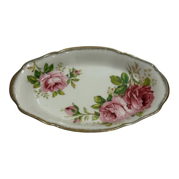 Other - Vintage Royal Albert American Beauty Bone China Sugar And Creamer Tray